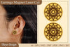 Lasercut Earrings Magnet SVG Bundle