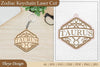 Zodiac Keychain SVG Bundle