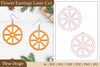 Lasercut Flower Earrings SVG Bundle