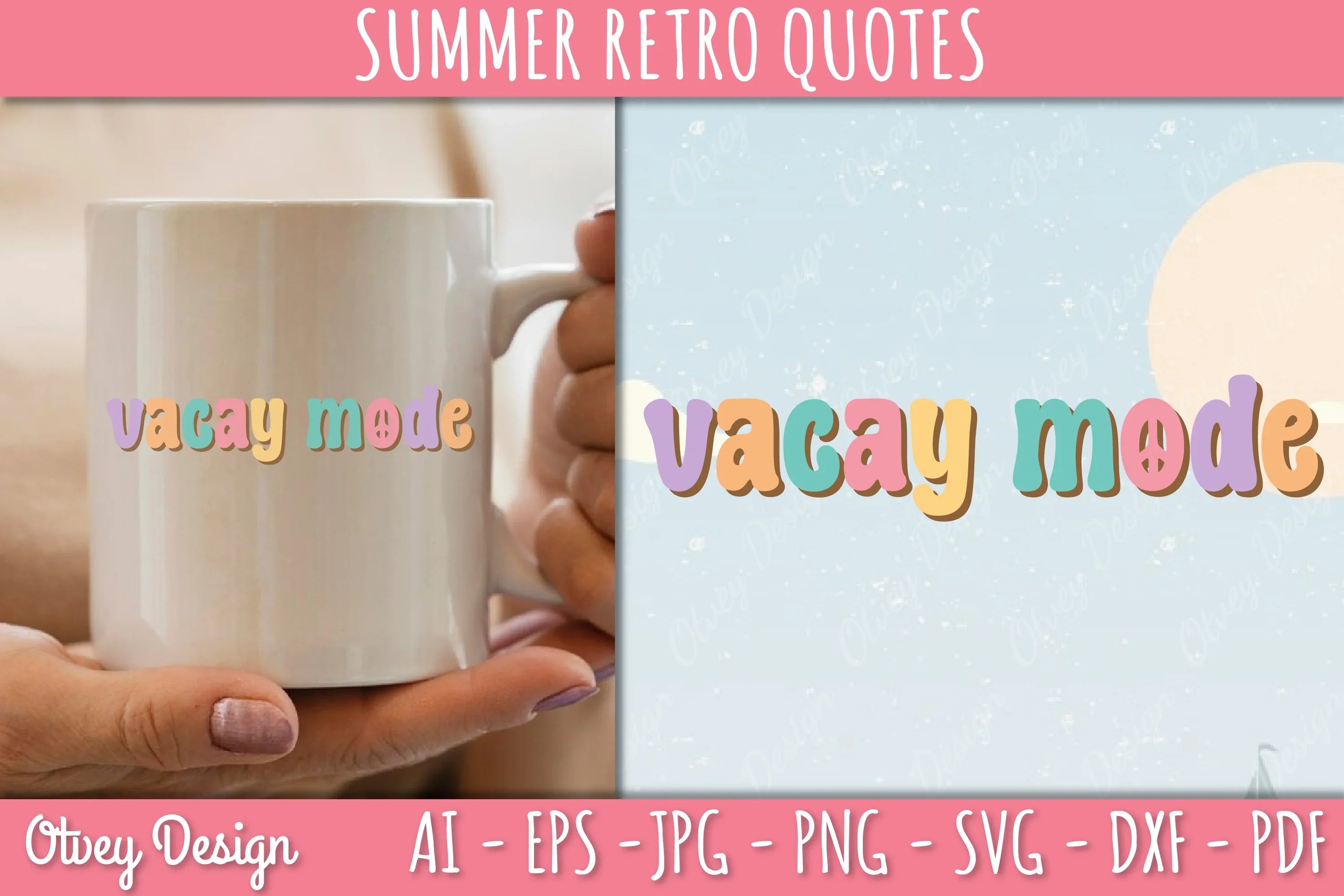 Summer Retro Quotes SVG Bundle - CraftNest - Digital Crafting and Art