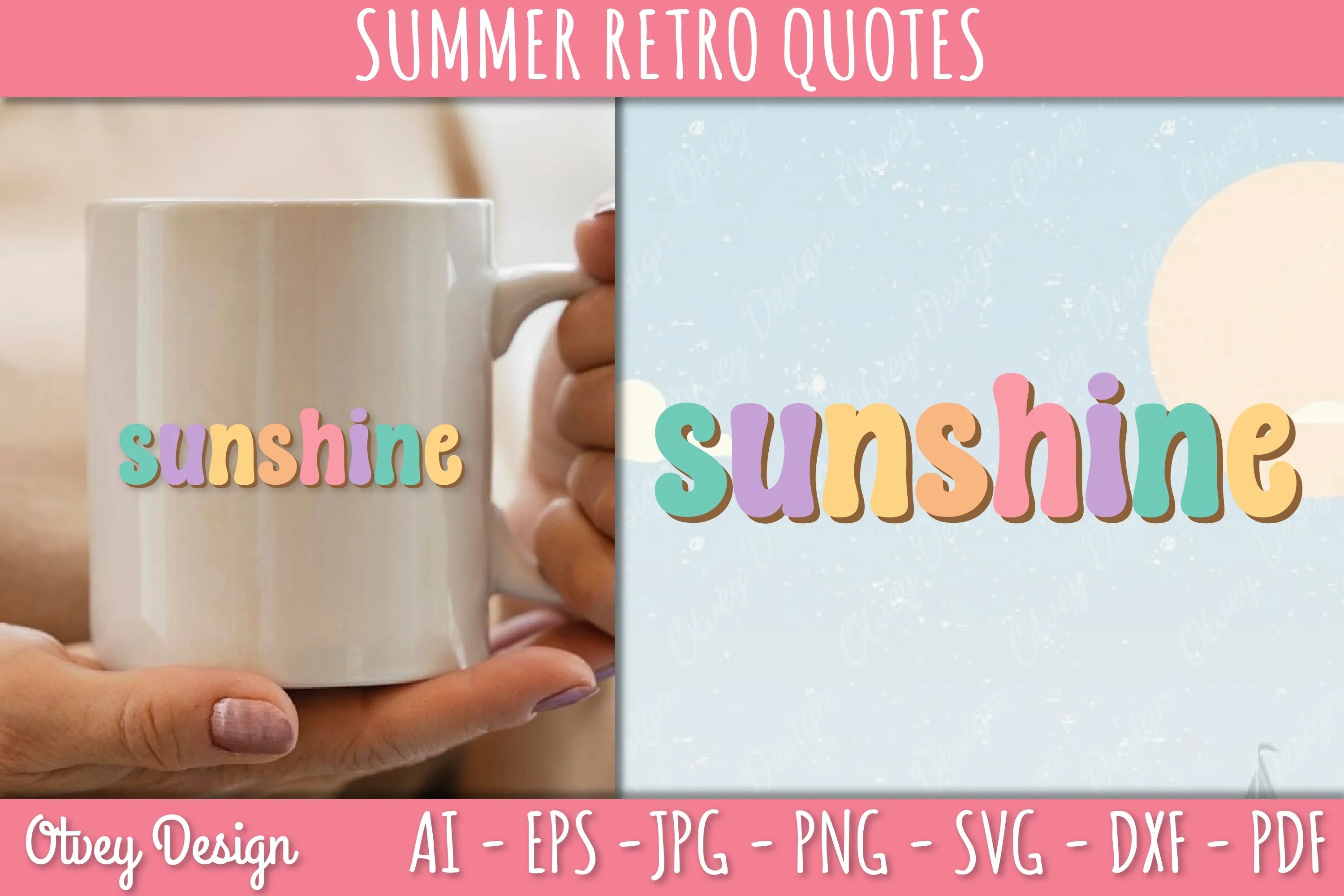 Summer Retro Quotes SVG Bundle - CraftNest - Digital Crafting and Art