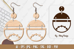 Ball Earring SVG Bundle 13 - CraftNest - Digital Crafting and Art