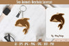 Keychain Sea Animals Laser Cut SVG Bundle