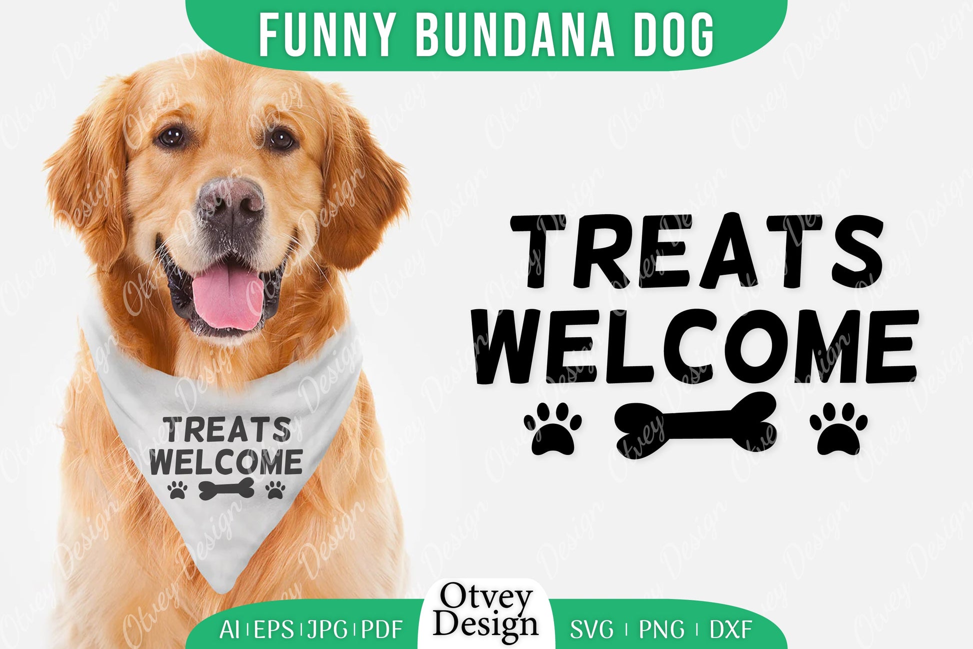 Funny Dog Bandana SVG Bundle 12 - CraftNest - Digital Crafting and Art