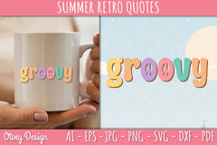 Summer Retro Quotes SVG Bundle - CraftNest - Digital Crafting and Art