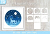 Shadow Box Christmas Layered Papercut SVG