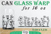 Blooming Wildflowers Can Glass 16 OZ SVG Bundle