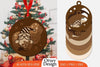 Christmas Gnome Ornament Lasercut SVG Bundle