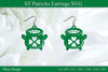 St Patrick's Day Earrings SVG
