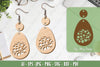 Flower Earrings Laser Cut SVG Bundle