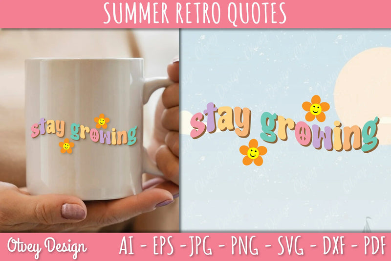 Summer Retro Quotes SVG Bundle - CraftNest - Digital Crafting and Art