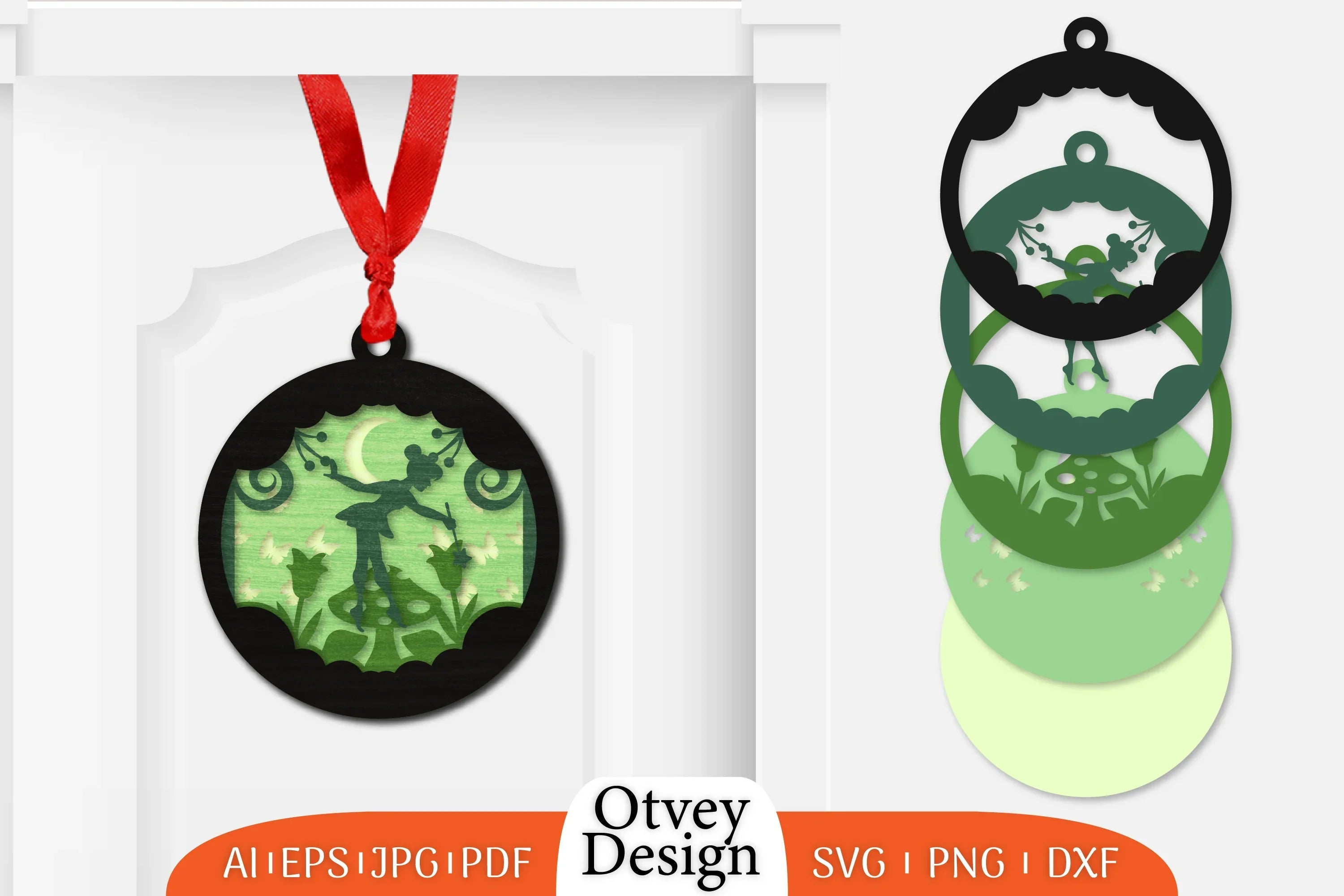 Fairy Ornament Lasercut SVG Bundle 2 - CraftNest - Digital Crafting and Art