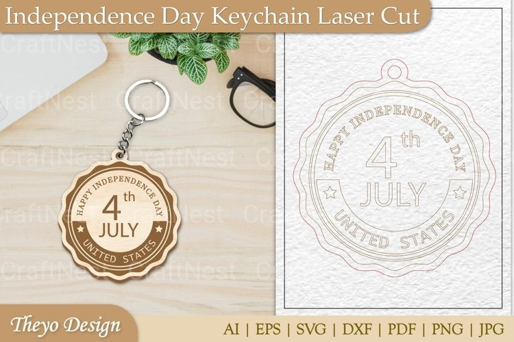 USA Keychain SVG Bundle
