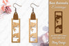 Sea Animals Earrings Laser Cut SVG Bundle