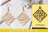Flower Earring Laser Cut SVG Bundle