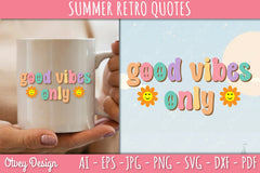 Summer Retro Quotes SVG Bundle - CraftNest - Digital Crafting and Art