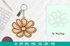 Flower Keychain SVG Bundle