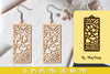 Flower Earring Laser Cut SVG Bundle