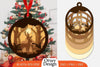 Christmas Deer 3D Ornament Layered Lasercut SVG Bundle