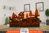 Christmas Santa Sleigh Layered Lasercut SVG Bundle