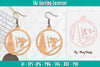 Ski Earring Laser Cut SVG Bundle