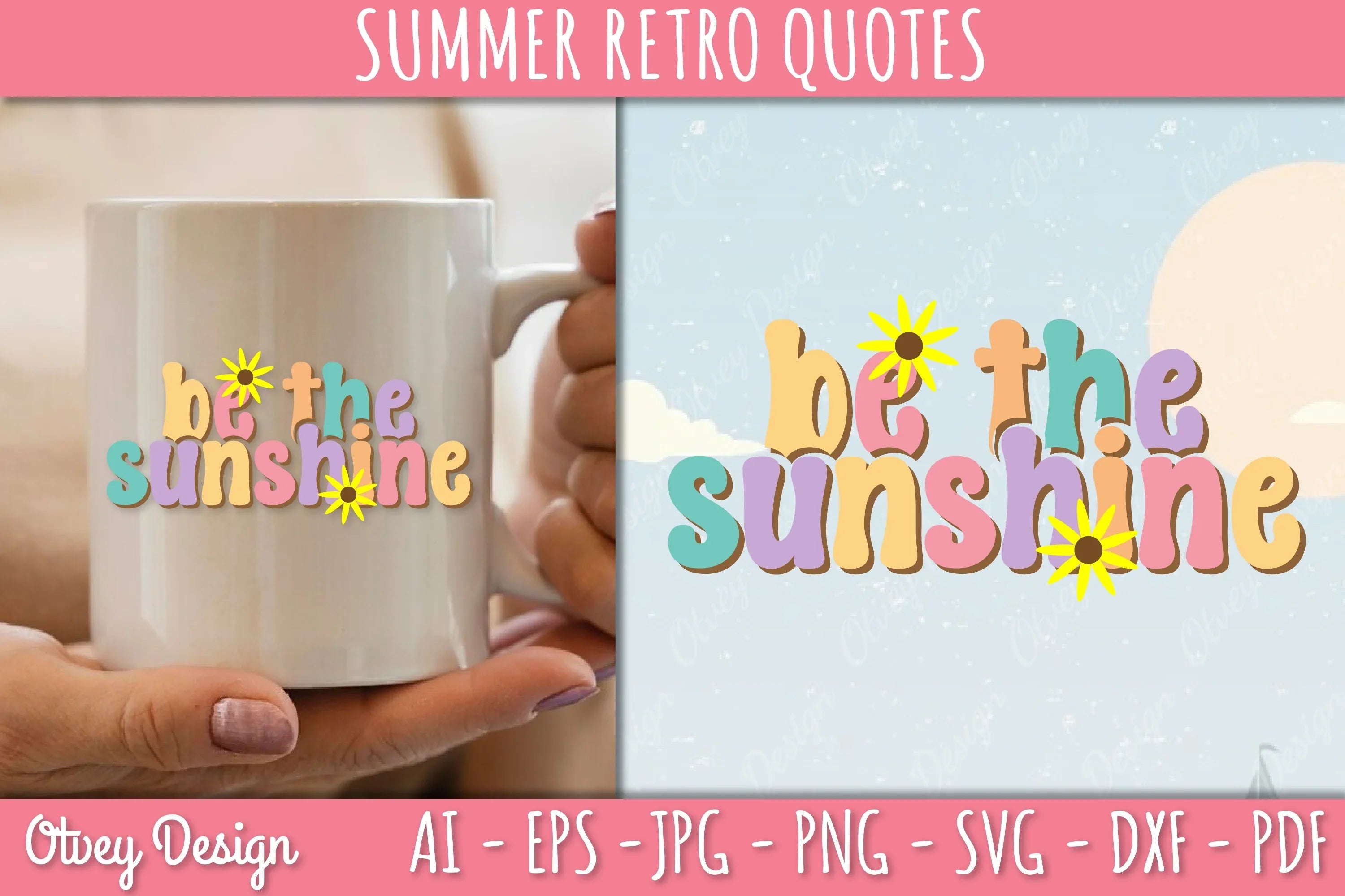 Summer Retro Quotes SVG Bundle - CraftNest - Digital Crafting and Art