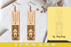 Earrings Mandala SVG Bundle 21 - CraftNest - Digital Crafting and Art