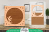 Ski Laser Cut Photo Frame SVG Bundle