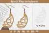 Butterfly Earring Lasercut SVG Bundle