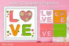 Love D Layered Papercut SVG Bundle