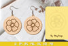 Flower Earring Laser Cut SVG Bundle