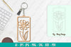 Flower Keychain SVG Bundle