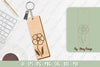 Flower Keychain Laser Cut SVG Bundle