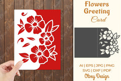 Flowers Card Cover Paper Cut SVG Bundle 9 - CraftNest - Digital Crafting and Art