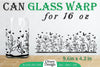 Blooming Wildflowers Can Glass 16 OZ SVG Bundle