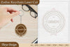 Zodiac Keychain SVG Bundle Collection