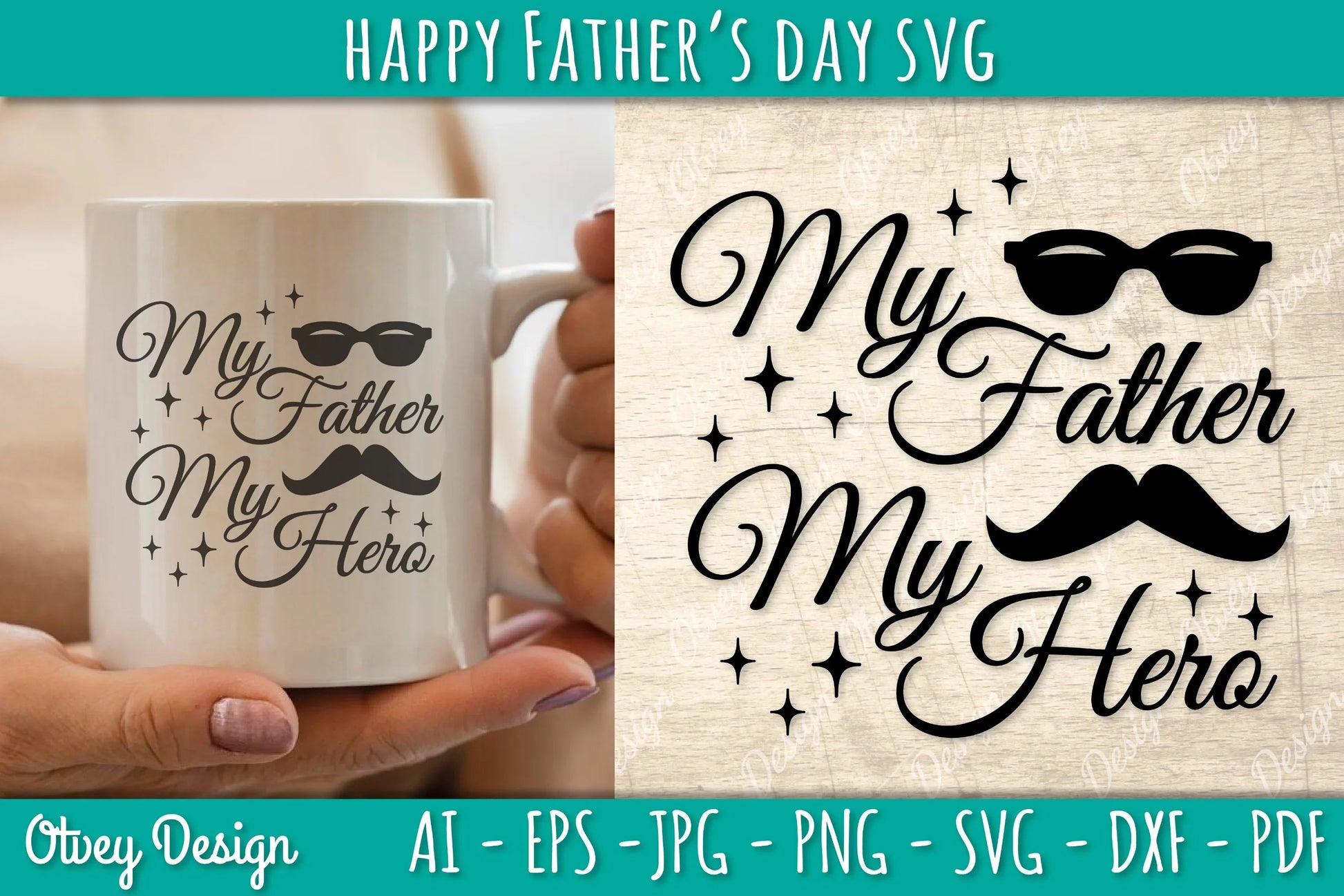 Happy Father's Day SVG Bundle 17 - CraftNest - Digital Crafting and Art