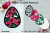 Flower D Layered Papercut SVG Bundle