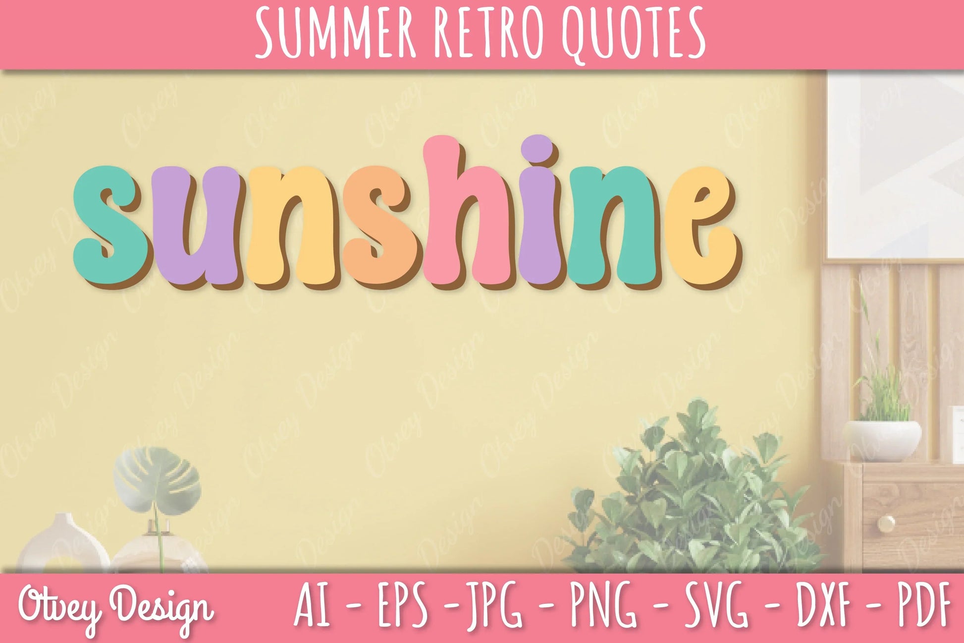 Summer Retro Quotes SVG Bundle - CraftNest - Digital Crafting and Art