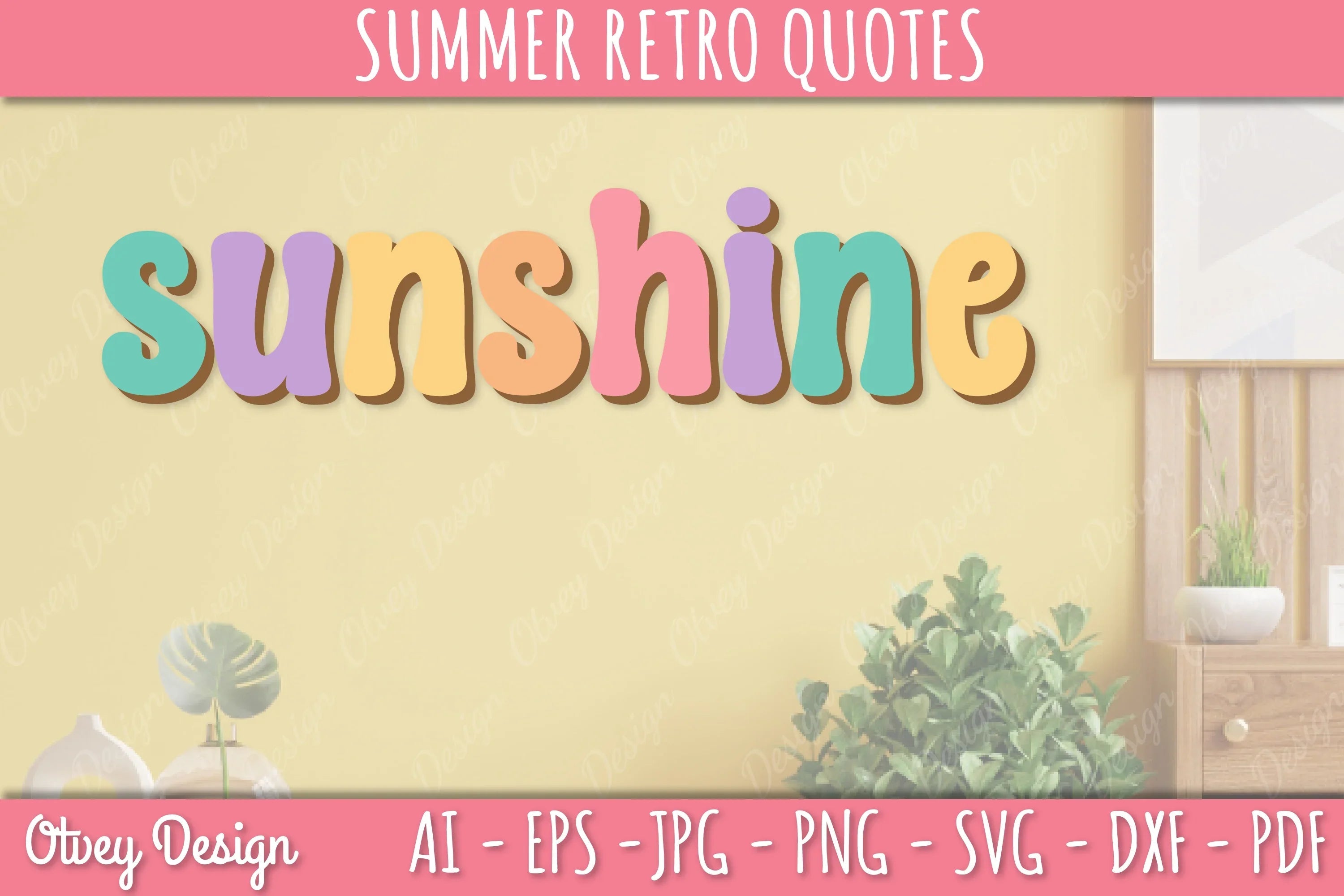 Summer Retro Quotes SVG Bundle - CraftNest - Digital Crafting and Art