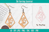 Ski Earring Laser Cut SVG Bundle