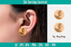 Ski Earring Laser Cut SVG Bundle