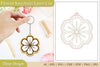 Flower Keychain SVG Bundle