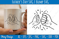 Father's Day Fist Bump SVG Bundle 2 - CraftNest - Digital Crafting and Art