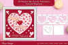 Shadow Box Happy Valentine Layered Papercut SVG