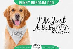 Funny Dog Bandana SVG Bundle 14 - CraftNest - Digital Crafting and Art