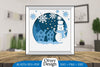 Snowman 3D Shadowbox Layered Papercut SVG Bundle