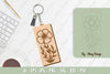 Flower Keychain Laser Cut SVG Bundle