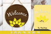 Sunflower Welcome Sign SVG Bundle