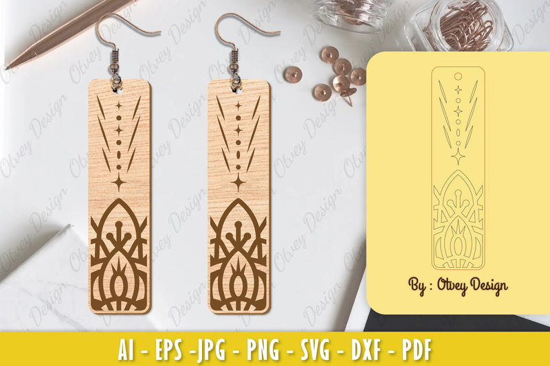 Earrings Mandala SVG Bundle 22 - CraftNest - Digital Crafting and Art